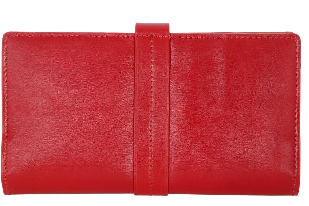 Natty Ladies Wallet - Tomato Red – The Leather Story